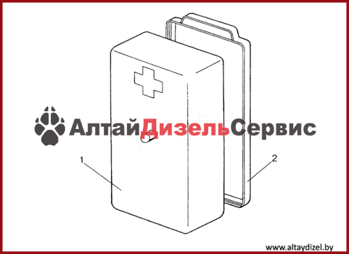 Инструмент и принадлежности: аптечка