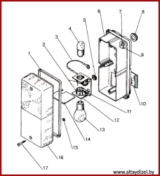 Электрооборудование: фонарь передний
